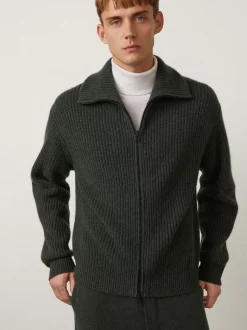 Men LISA YANG Overshirts & Cardigans^The Clement Zip Cashmere Cardigan