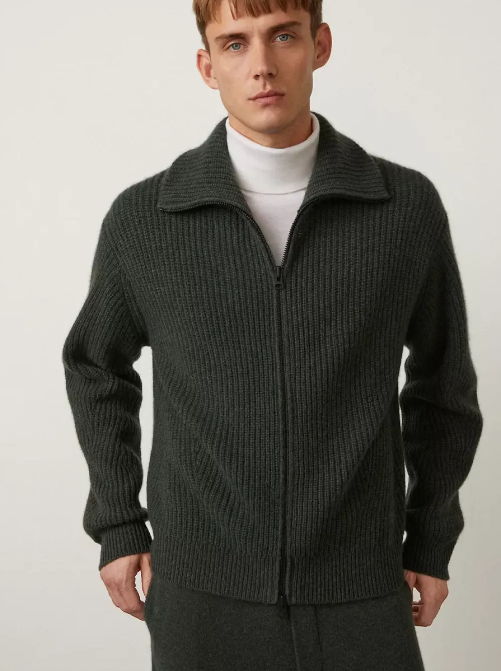 Men LISA YANG Overshirts & Cardigans^The Clement Zip Cashmere Cardigan