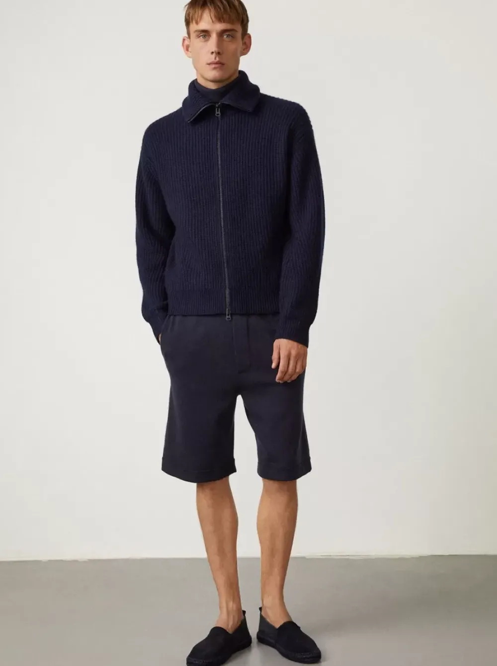 Men LISA YANG Overshirts & Cardigans^The Clement Zip Cashmere Cardigan