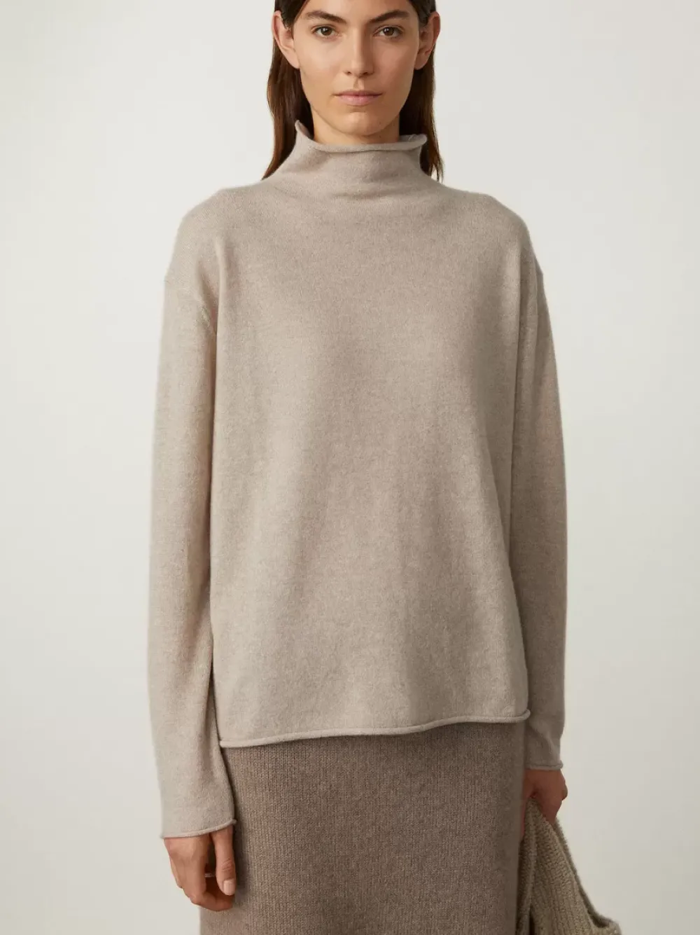 Women LISA YANG Sweaters^The Clio Sweater | Mock Neck Cashmere Sweater