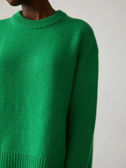 Women LISA YANG Sweaters^The Noor Sweater | Green Cashmere Sweater Women