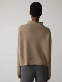 Women LISA YANG Sweaters^The Sandy Sweater | Mock Neck Cashmere Sweater