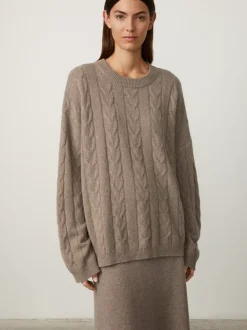 Women LISA YANG Sweaters^The Vilma Sweater | Cable Knit Cashmere Sweater Women